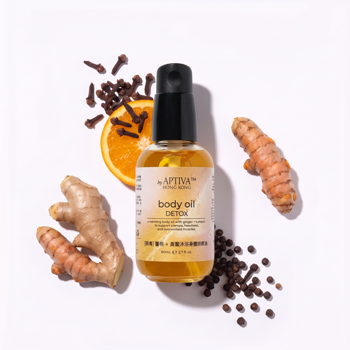 DETOX Massage &amp; Body Oil — Ginger &amp; Turmeric
