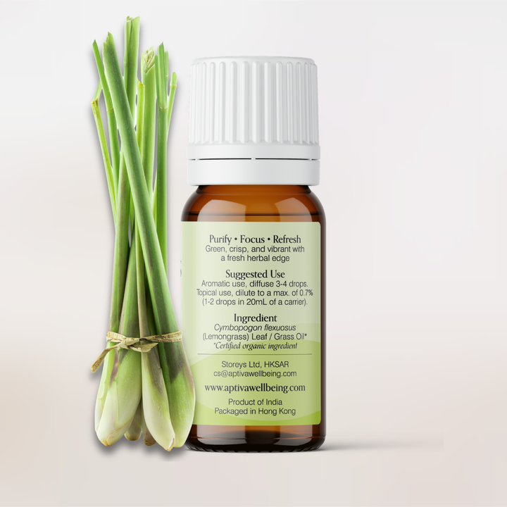 Organic Lemongrass Essential Oil