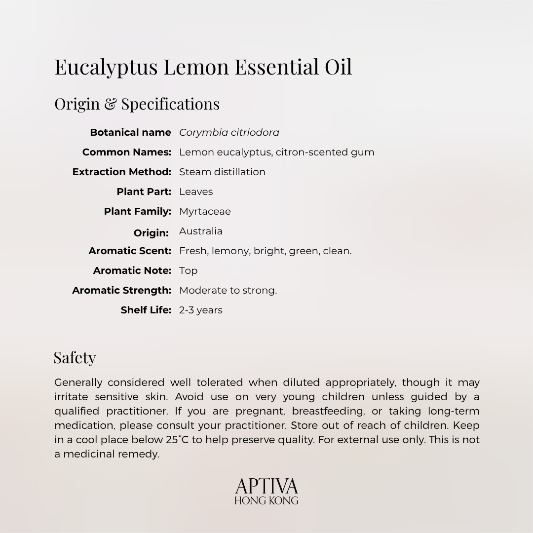 Organic Eucalyptus Lemon Essential Oil