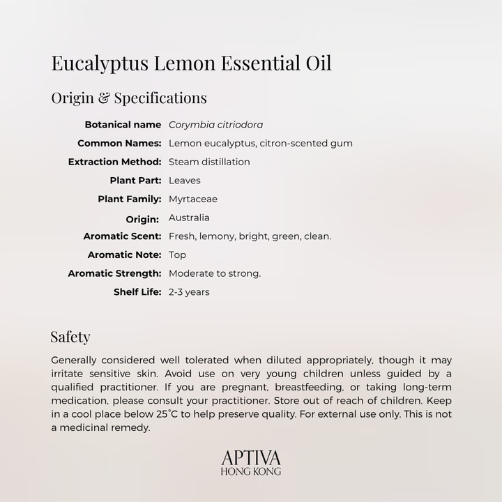 Organic Eucalyptus Lemon Essential Oil