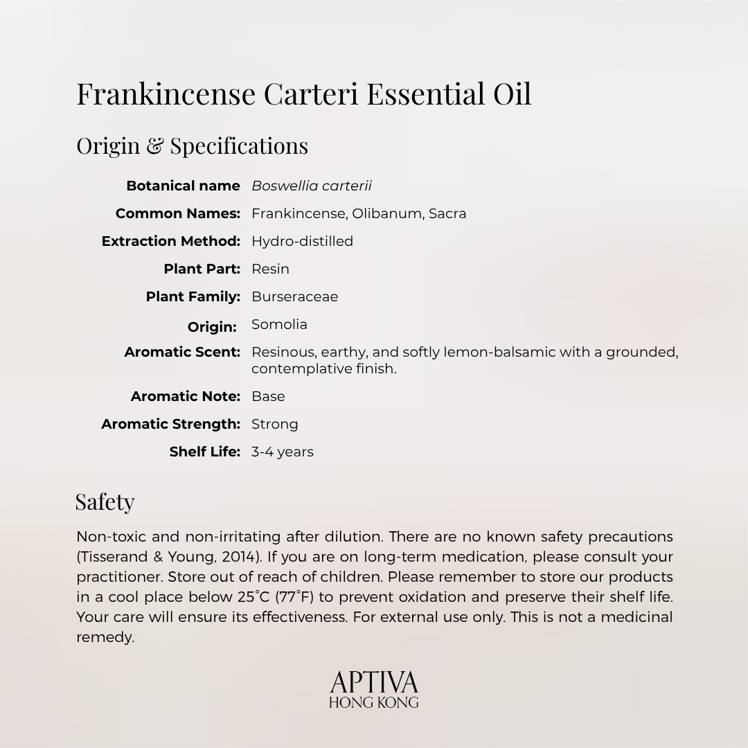 Frankincense Carteri Pure Essential Oil