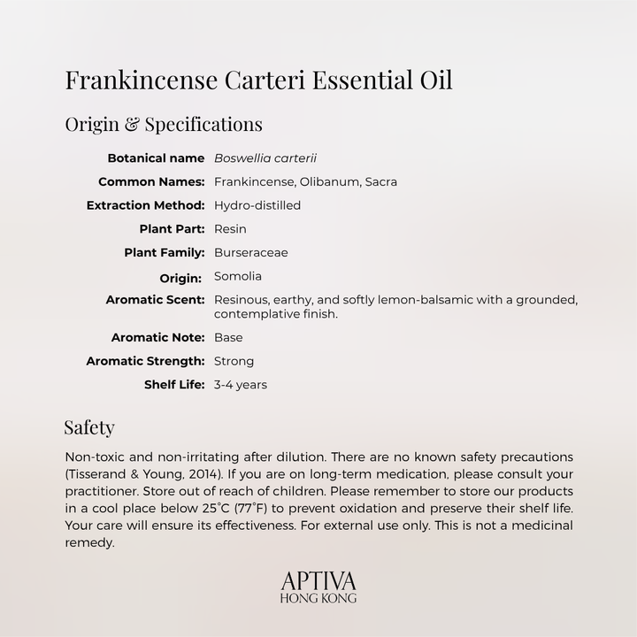 Frankincense Carteri Pure Essential Oil