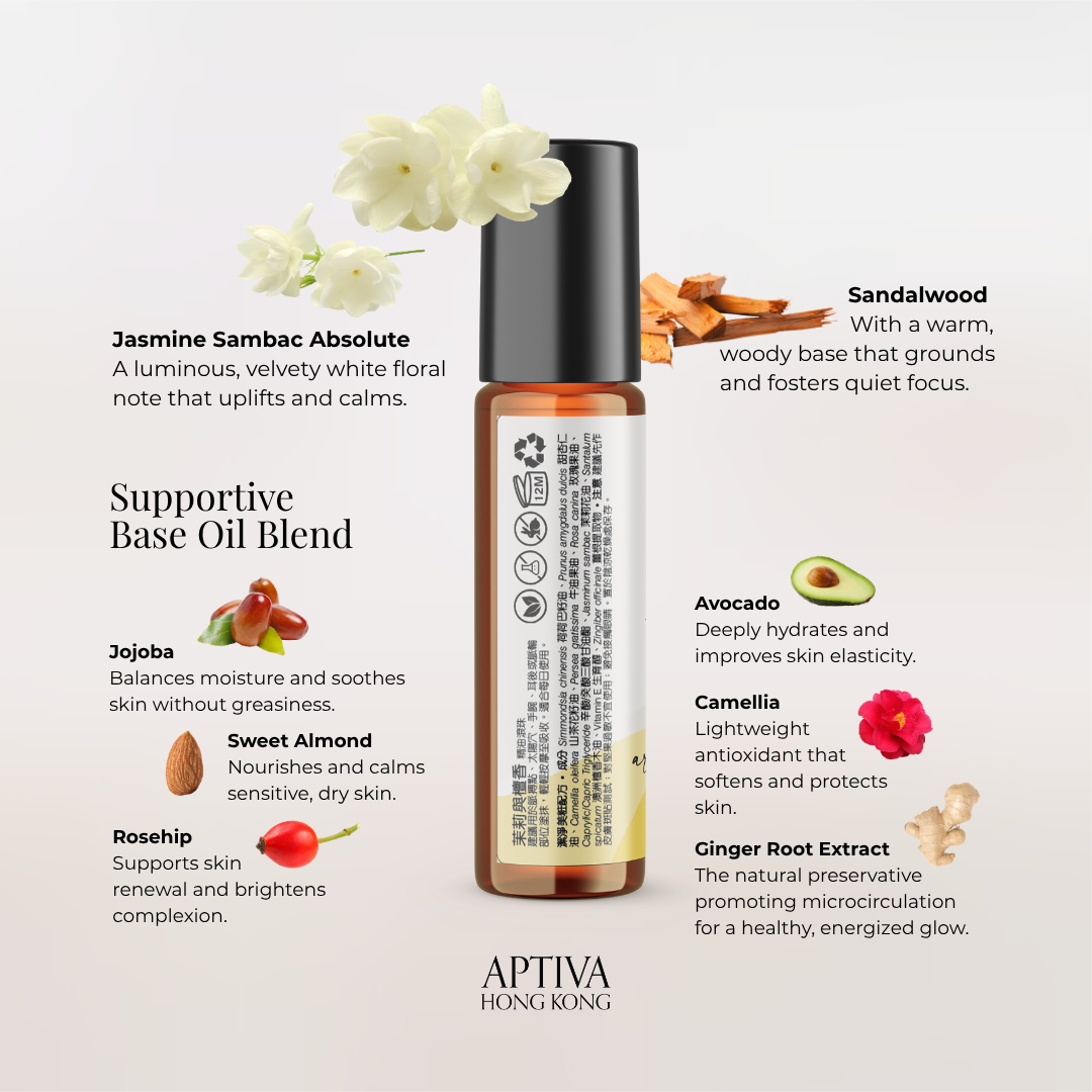 Jasmine & Sandalwood Essential Oil Roll-on