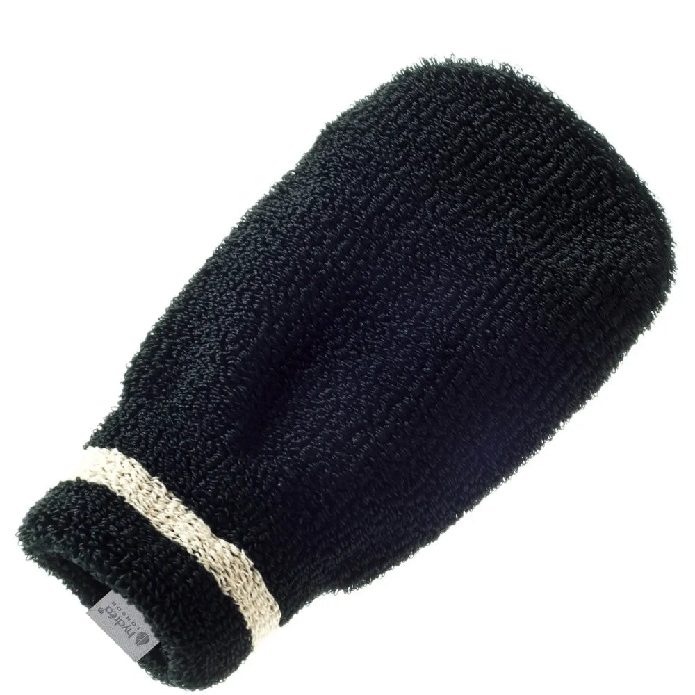 Black Luxury Exfoliating Spa Mitt - APTIVA Exfoliating Mitt