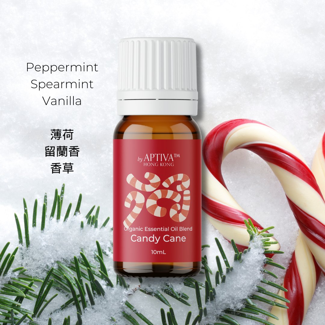 Candy Cane Christmas Essential Oil Blend - Organic - APTIVA Default Title Essential Oil Blend