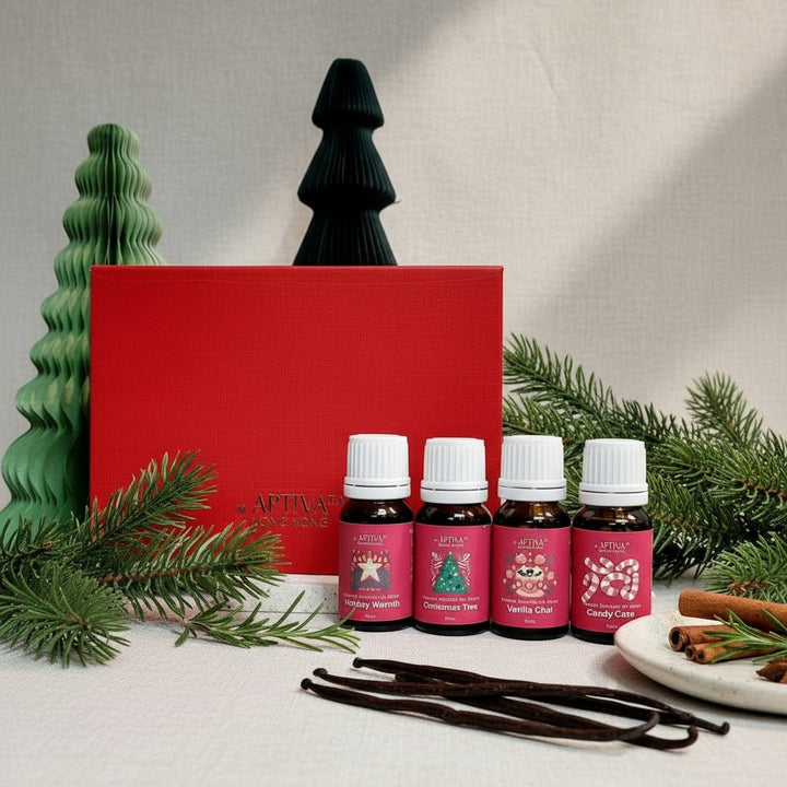 Christmas Cheers Holiday Essential Oil Blends Set - APTIVA