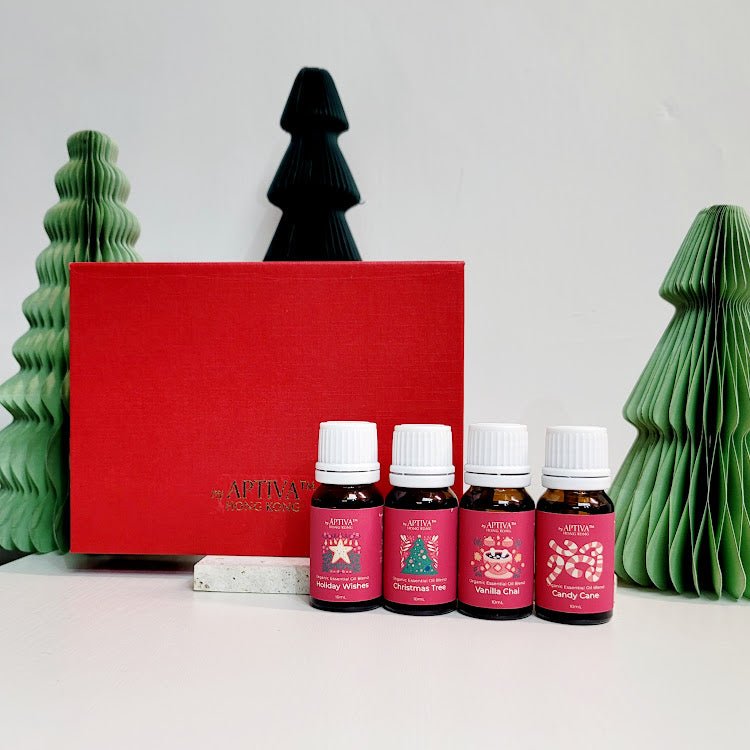 Christmas Cheers Holiday Essential Oil Blends Set - APTIVA