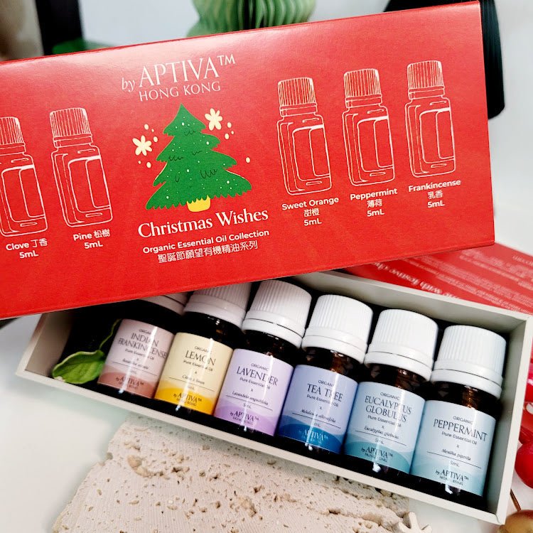 Christmas Wishes Organic Essential Oil Collection - APTIVA