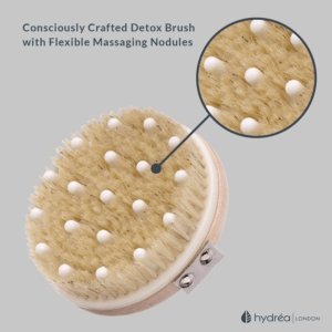 Combination Massage & Detox Body Brush Natural Bristles - APTIVA