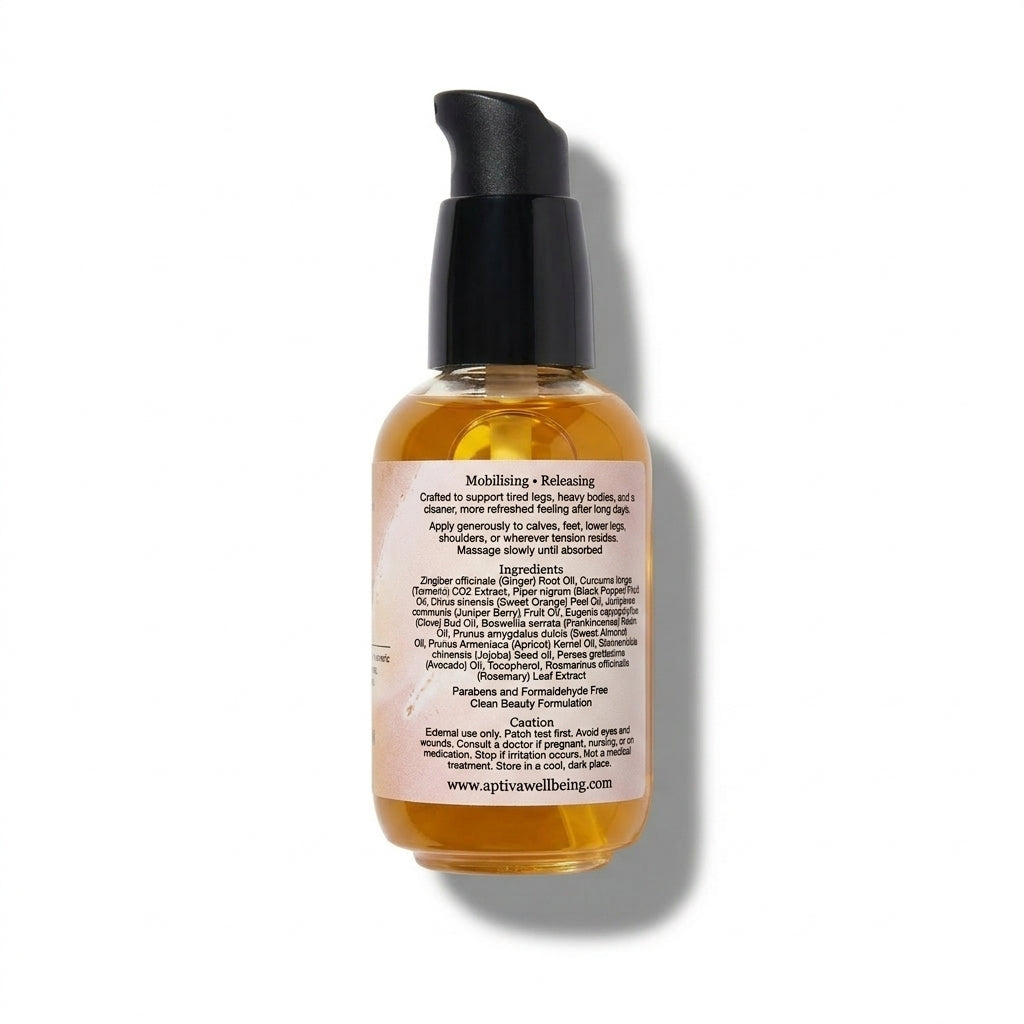 DETOX Massage &amp; Body Oil — Ginger &amp; Turmeric