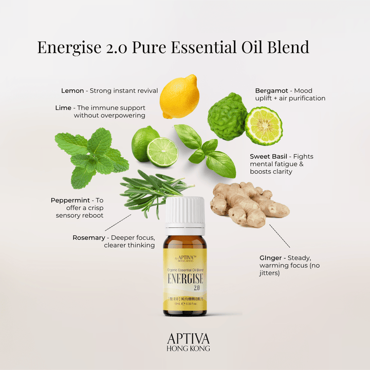 ENERGISE 2.0 Organic Essential Oil Blend - APTIVA