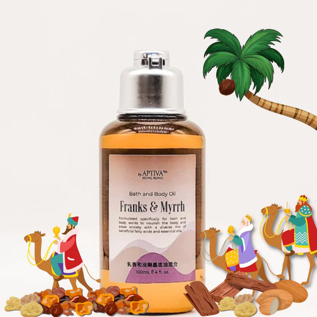 Franks & Myrrh Bath & Body Oil - APTIVA