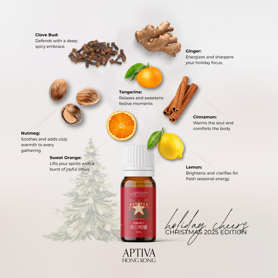 Holiday Cheers Christmas Pure Essential Oil Blend - APTIVA