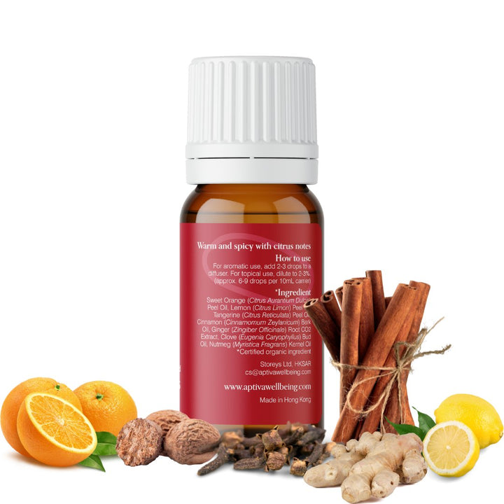 Holiday Wishes Essential Oil Blend - Organic - APTIVA Default Title Essential Oil Blend