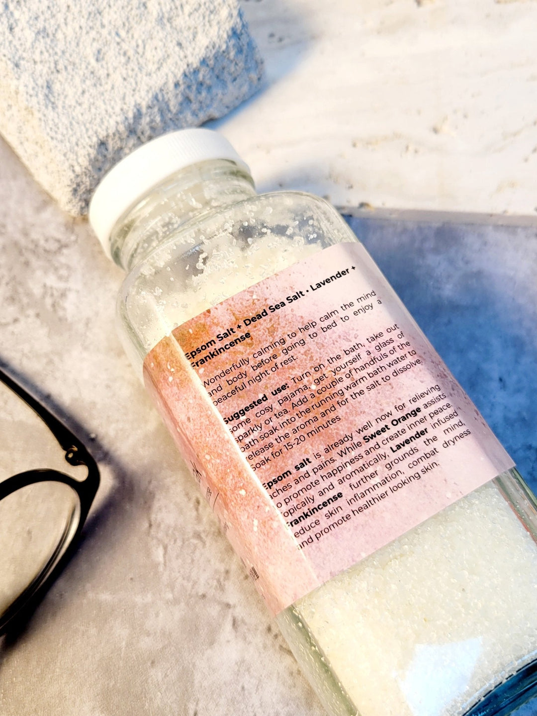 Lavender & Frankincense Bath Soak - APTIVA Bath Additives