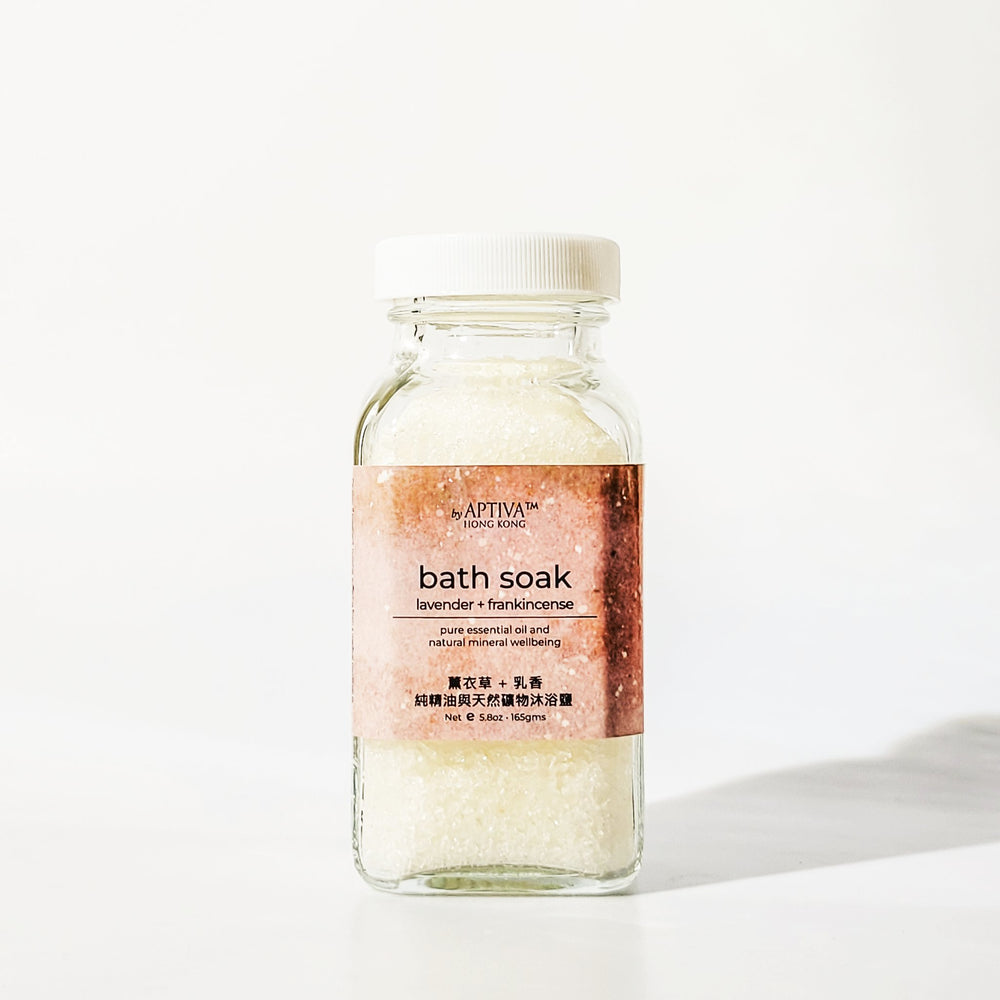 Lavender & Frankincense Bath Soak - APTIVA Bath Additives