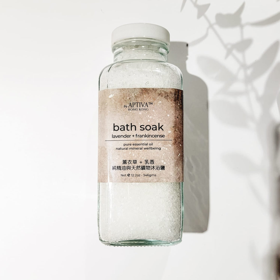 Lavender & Frankincense Bath Soak - APTIVA Bath Additives