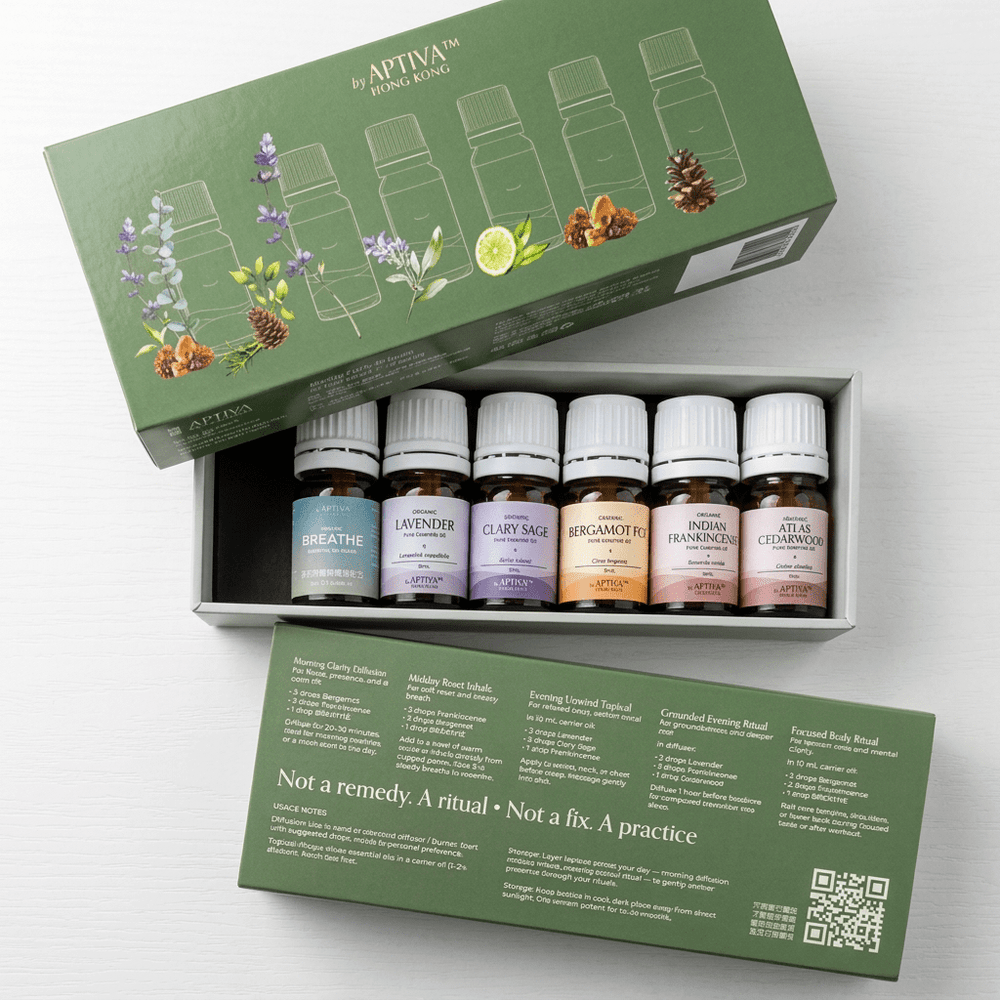 Mind & Body Edit Organic Pure Essential Oils - APTIVA