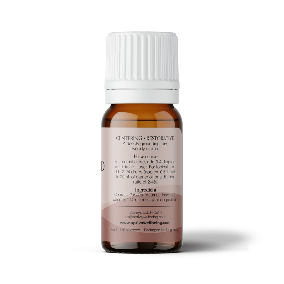 Organic Cedarwood Atlas Essential Oil - APTIVA