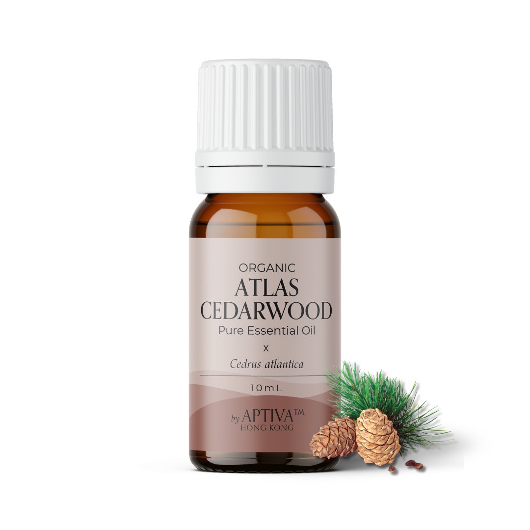 Organic Cedarwood Atlas Essential Oil - APTIVA 10mL Essential Oil