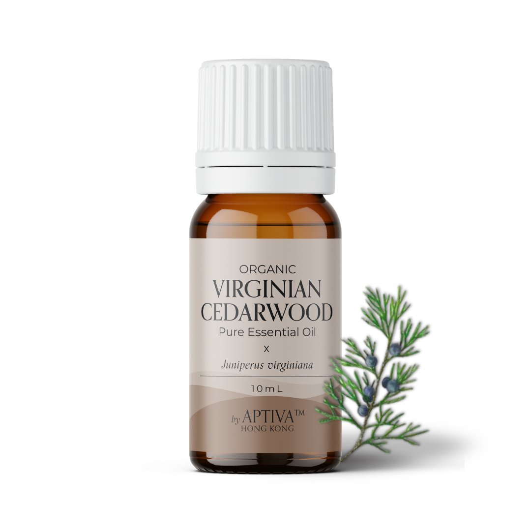 Organic Cedarwood Virginian Essential Oil - APTIVA Essential Oil