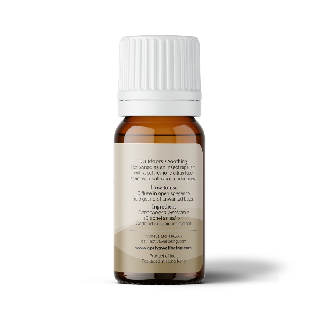 Organic Citronella Essential Oil - APTIVA Essential Oil