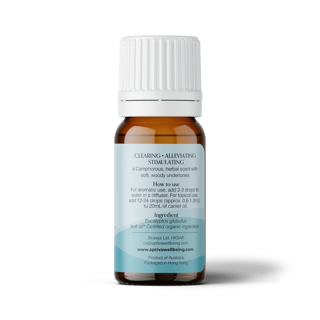 Organic Eucalyptus Globulus Essential Oil - APTIVA Essential Oil