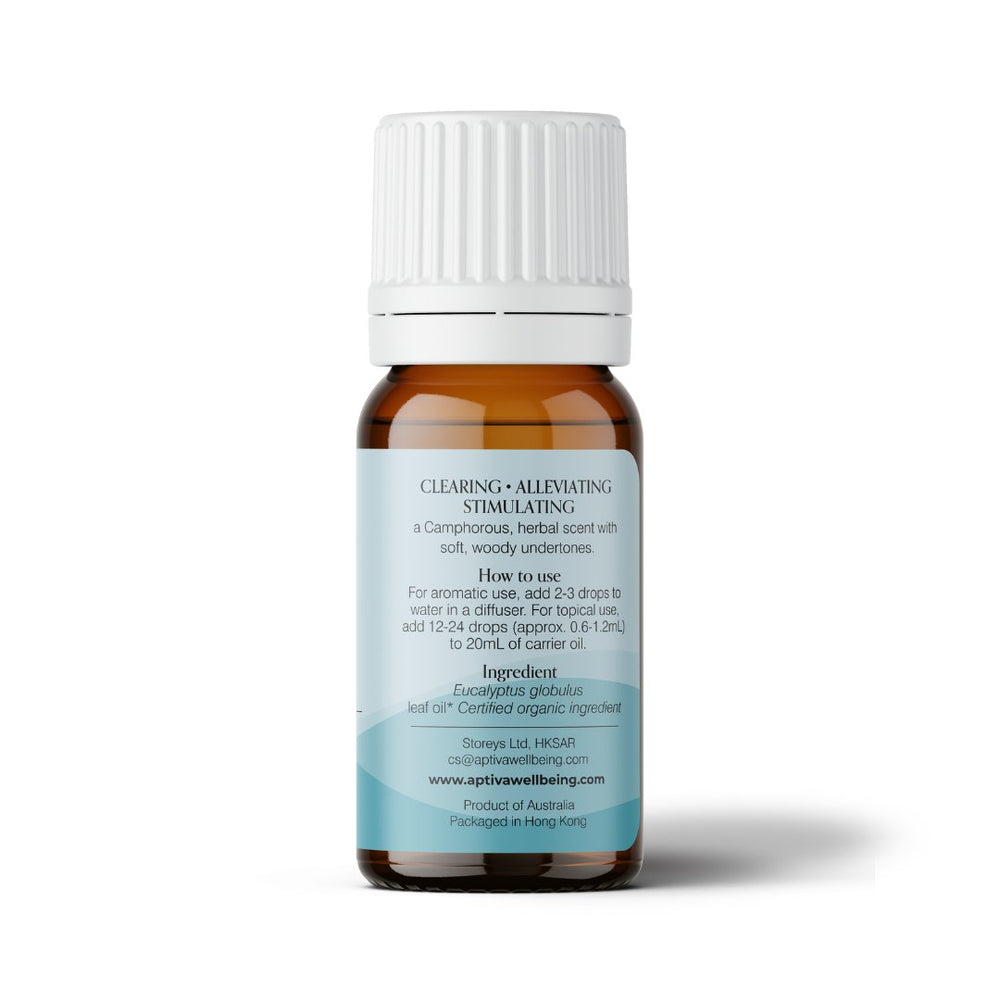 Organic Eucalyptus Radiata Essential Oil - APTIVA