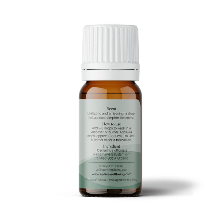 Organic Rosemary 1,8 - Cineole Essential Oil - APTIVA