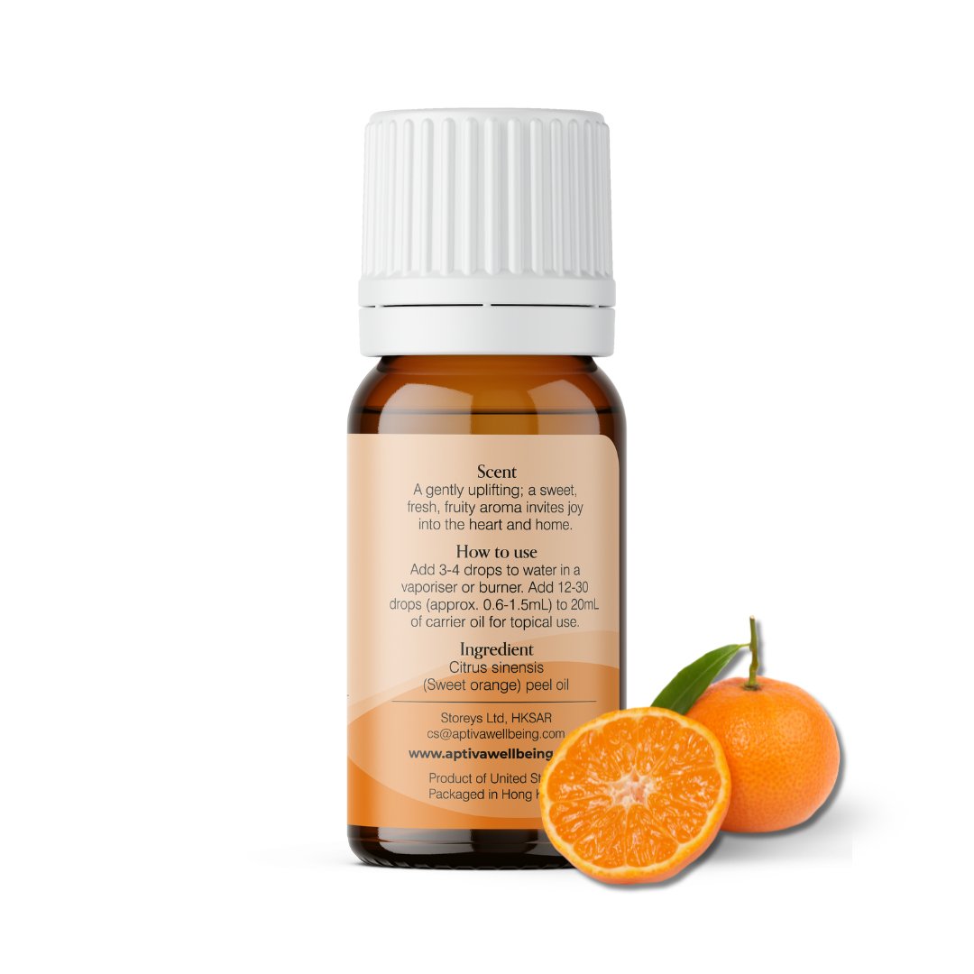 Organic Sweet Orange Essential Oil - APTIVA Essential Oil