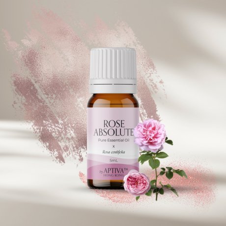 Rose Absolute Essential Oil - APTIVA Essential Oil