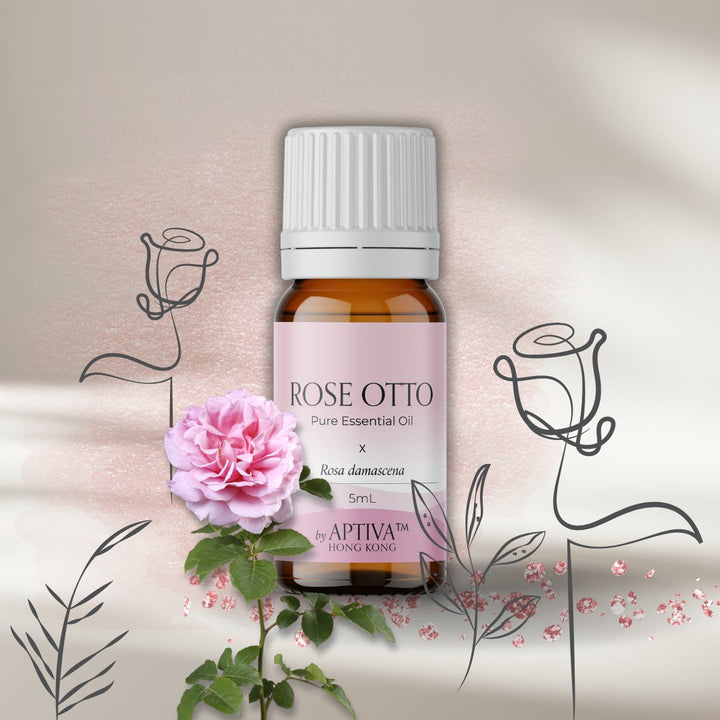 Rose Otto Essential Oil - APTIVA Essential Oil