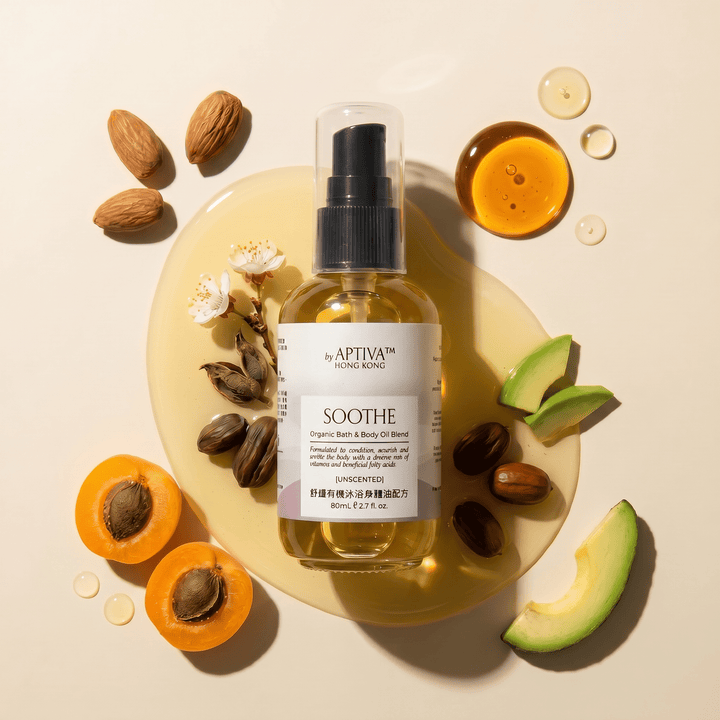 SOOTHE Organic Bath & Body Oil (Unscented) - APTIVA