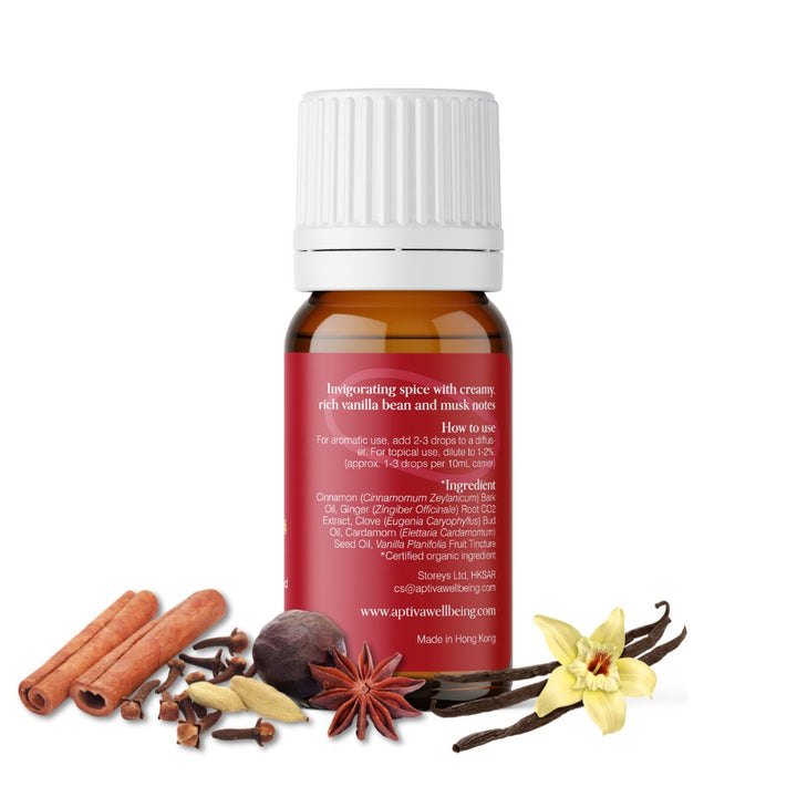 Vanilla Chai Christmas Essential Oil Blend - Organic - APTIVA Default Title Essential Oil Blend