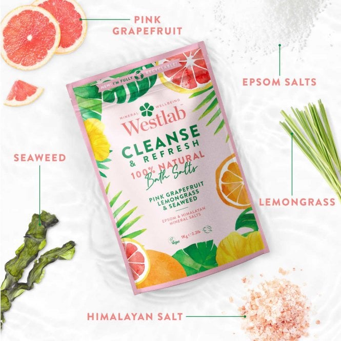 Westlab Cleanse & Refresh Bath Salts - APTIVA Bath Additives