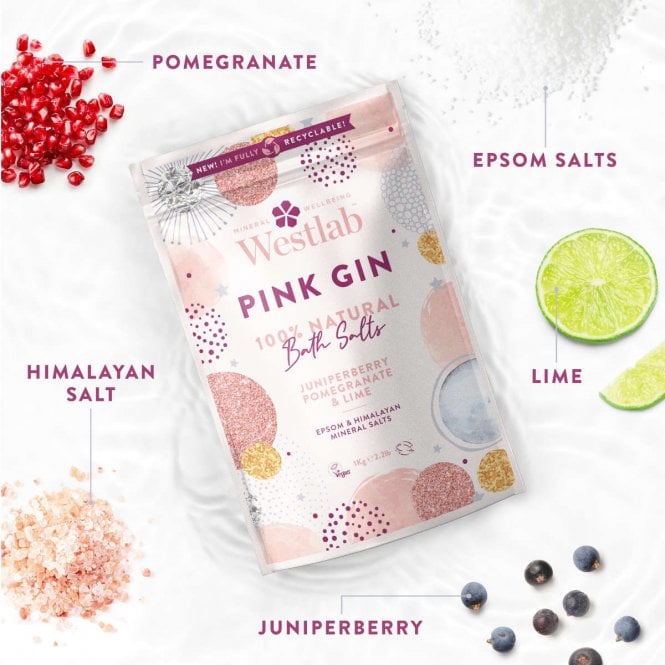 Westlab PINK GIN Bath Salts - APTIVA