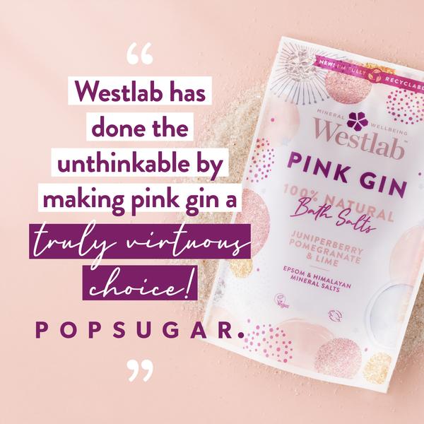 Westlab PINK GIN Bath Salts - APTIVA Bath Additives