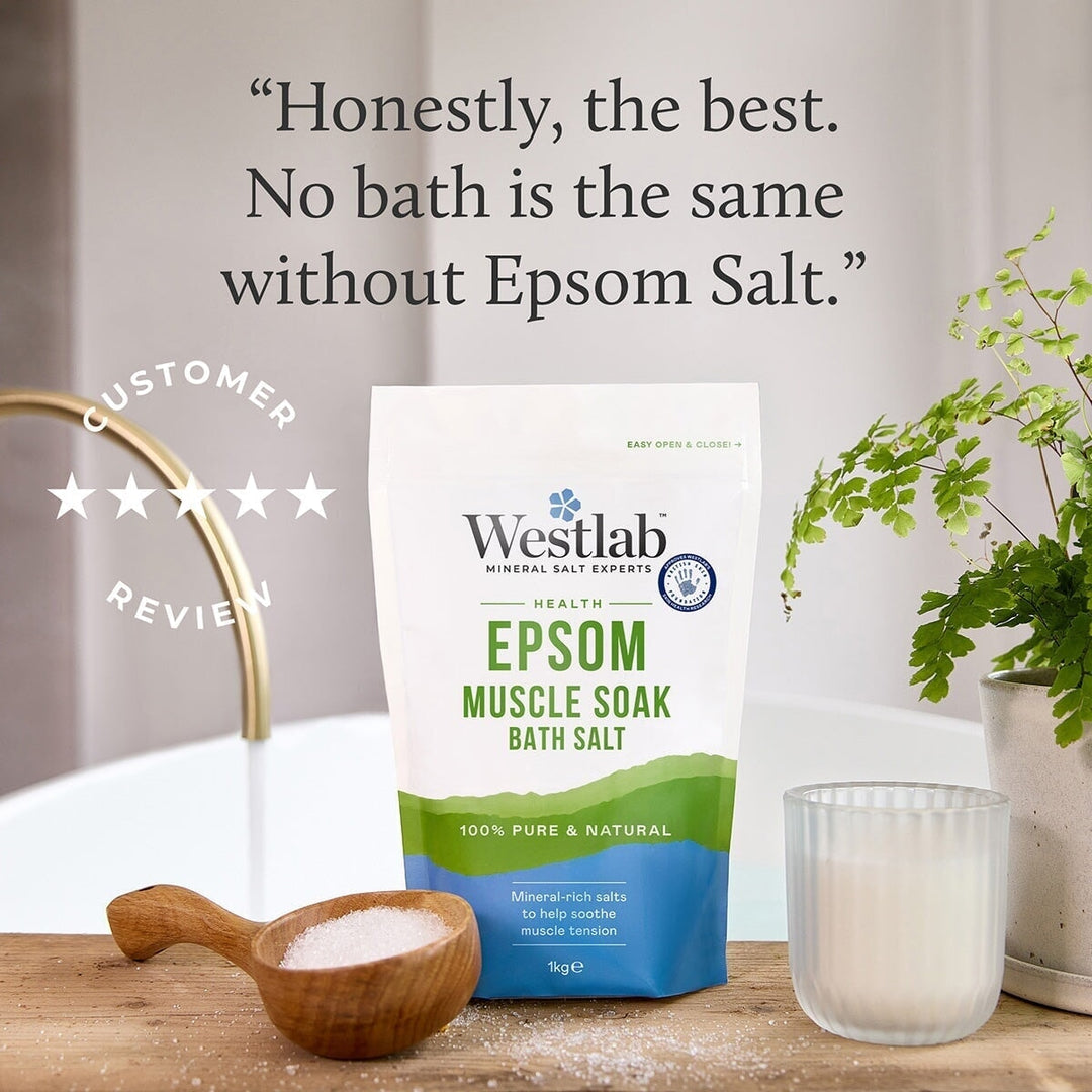Epsom Muscle Soak Bath Salt (New packaging)