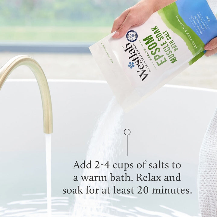 Epsom Muscle Soak Bath Salt (New packaging)