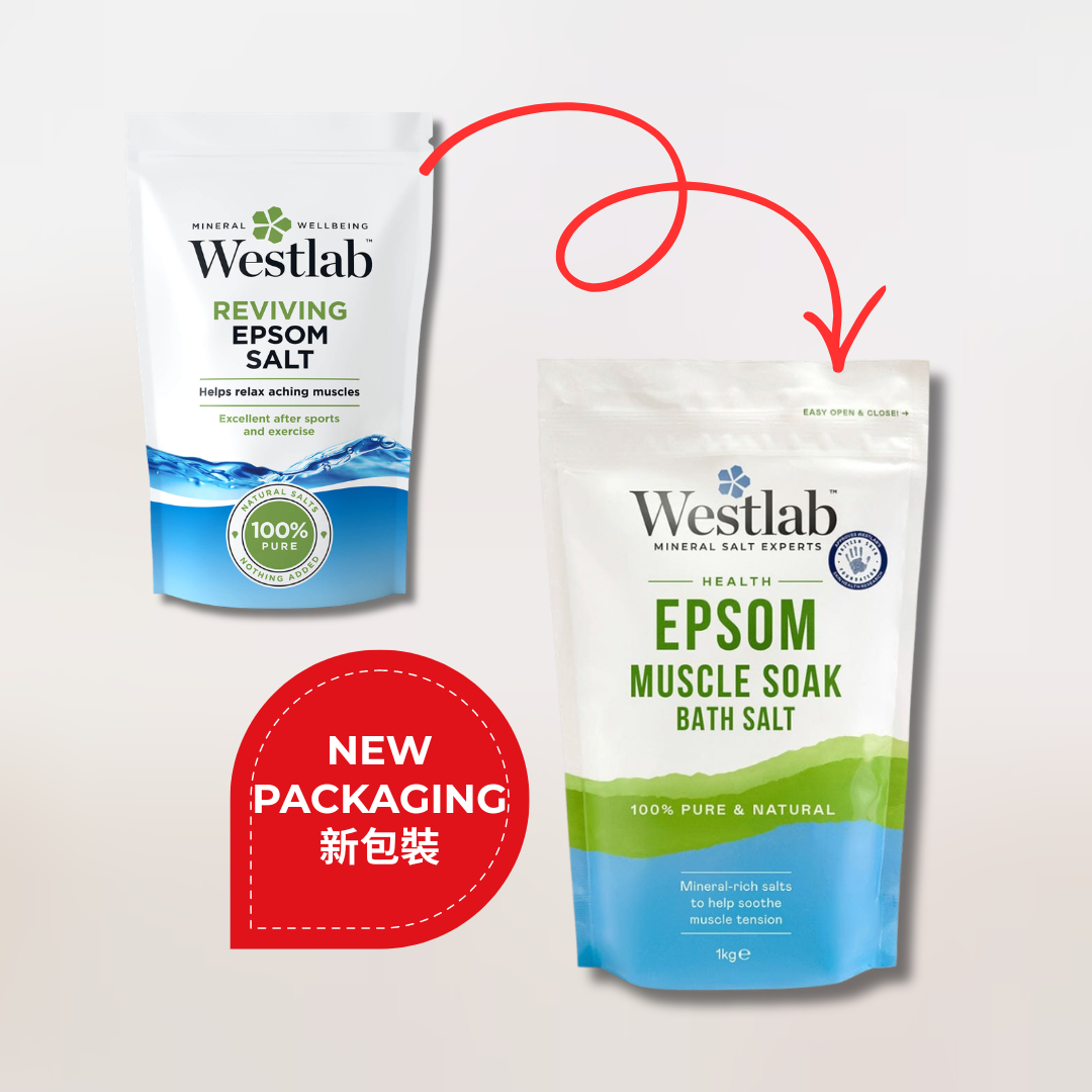 Epsom Muscle Soak Bath Salt (New packaging)